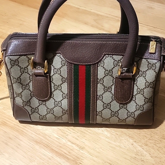 💯 Authentic Gucci Sherry Line Boston Bag - Picture 2 of 16